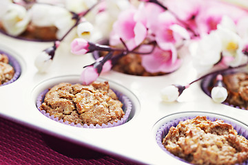 Image showing apple muffins