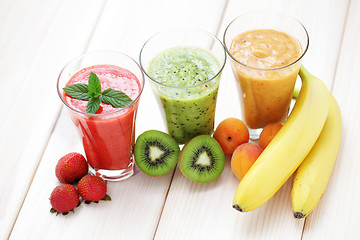 Image showing fruity shake