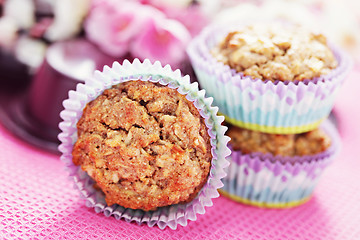 Image showing apple muffins