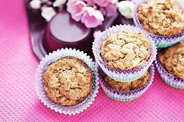 Image showing apple muffins