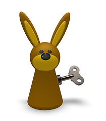 Image showing wind up bunny