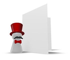 Image showing ringmaster and card