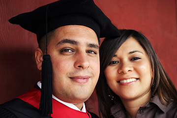 Image showing Graduation day portrait