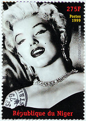 Image showing Marilyn Monroe - Niger Stamp #1