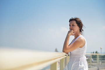 Image showing happy woman outdoor