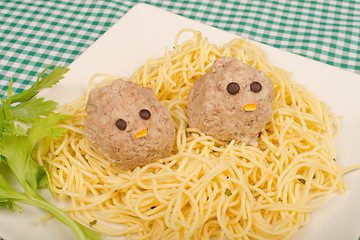 Image showing Kid pasta