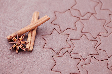 Image showing baking gingerbreads