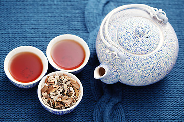 Image showing aromatic tea