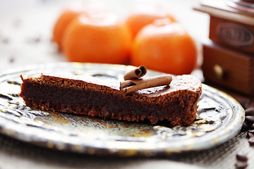 Image showing delicious brownie