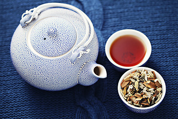 Image showing aromatic tea