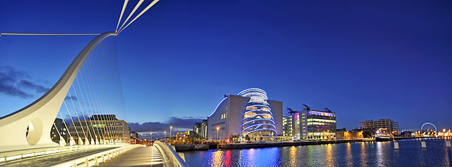 Image showing THE SAMUEL BECKETT BRIDGE