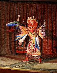 Image showing Mongolian spirit dance