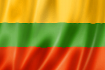 Image showing Lithuanian flag