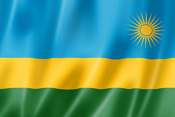 Image showing Rwanda flag