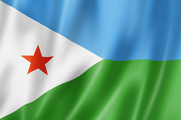 Image showing Djibouti flag