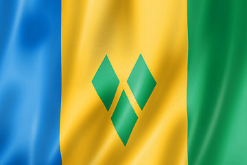 Image showing Saint Vincent and the Grenadines flag