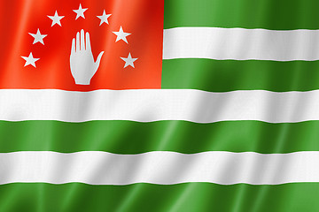 Image showing Abkhazian flag