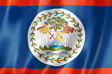 Image showing Belize flag