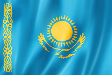 Image showing Kazakhstan flag