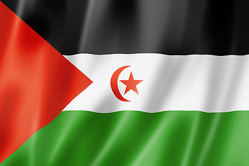 Image showing Sahrawi flag