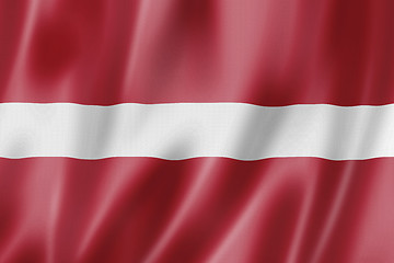 Image showing Latvian flag