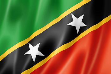 Image showing Saint Kitts And Nevis flag