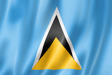 Image showing Saint Lucia flag