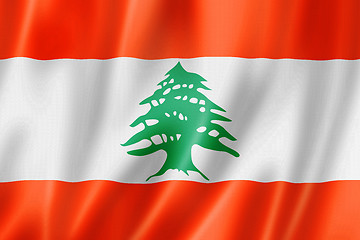 Image showing Lebanese flag