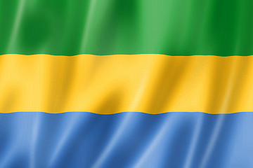 Image showing Gabonese flag