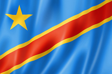 Image showing Democratic Republic of the Congo flag