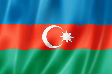 Image showing Azerbaijani flag