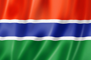 Image showing Gambian flag