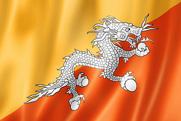 Image showing Bhutan flag