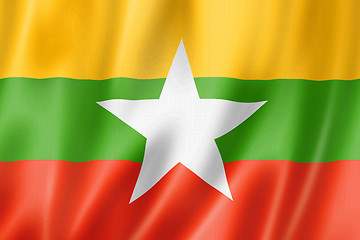 Image showing Burma Myanmar flag