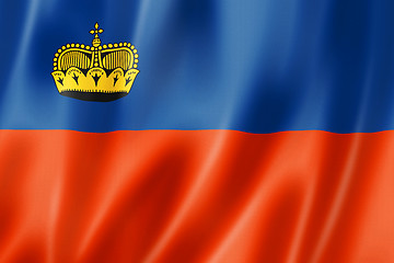 Image showing Liechtenstein flag