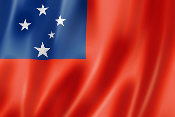 Image showing Samoa flag