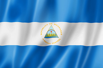 Image showing Nicaragua flag