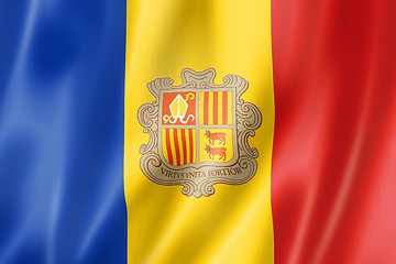 Image showing Andorran flag