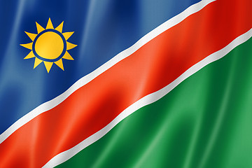 Image showing Namibian flag