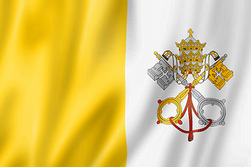 Image showing Vatican City flag