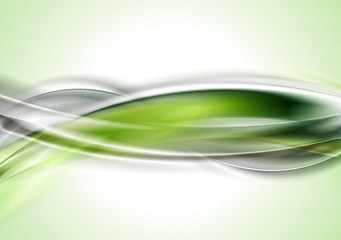 Image showing Bright wavy vector backdrop