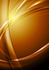 Image showing Abstract vector wavy background