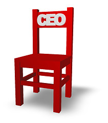 Image showing ceo chair