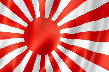Image showing Japanese naval ensign flag