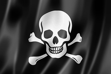 Image showing Pirate flag, Jolly Roger