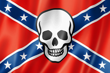 Image showing Confederate death flag