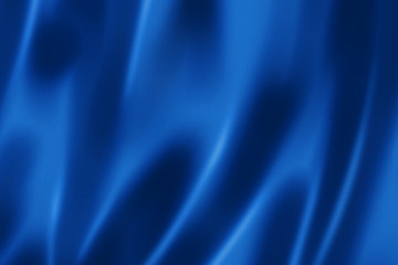 Image showing Deep blue satin texture