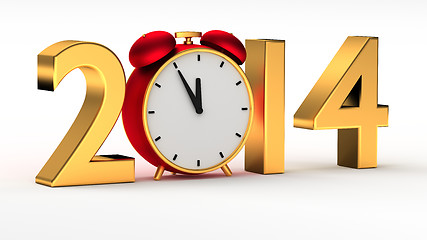 Image showing New year 2014