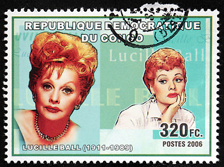 Image showing Lucille Ball Stamp