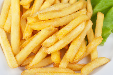 Image showing Golden potatoes fries